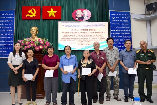 TP.HCM chăm lo hơn 2,3 tỷ đồng cho thương, bệnh binh