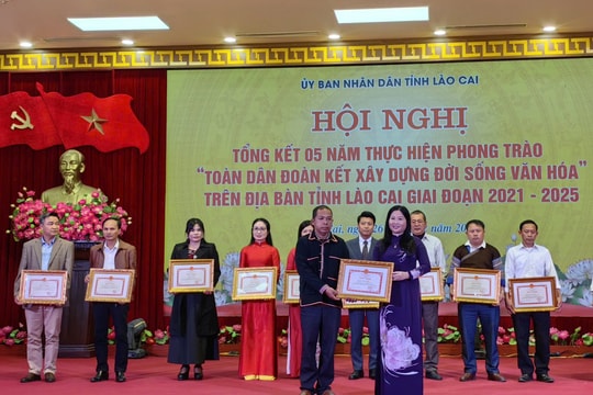 Lào Cai tổng kết 5 năm phong trào xây dựng đời sống văn hóa, hướng tới phát triển bền vững đến 2030