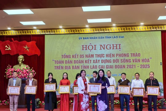 Lào Cai nâng cao đời sống văn hóa, chỉ số hạnh phúc của người dân đạt 68,3%