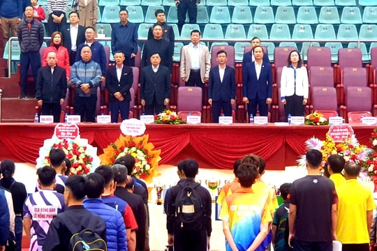 Khai mạc Giải bóng bàn Thiên Trường lần thứ XII năm 2025 - Sân chơi thể thao sôi động tranh Cúp UNREX