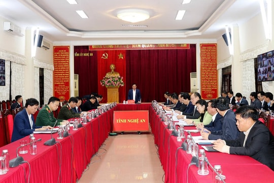 Nghệ An họp Ban Chỉ đạo thực hiện công trình, dự án trọng điểm