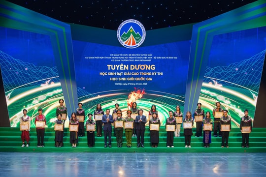 Tuyên dương học sinh, sinh viên, thanh niên dân tộc thiểu số tiêu biểu năm 2025