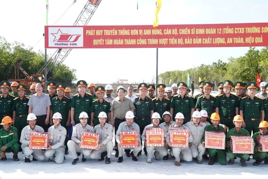 Bảo đảm mọi điều kiện tốt nhất cho người lao động thi công 2 dự án trọng điểm tại Cà Mau