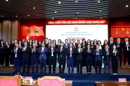 Các Vụ Giám đốc, kiểm tra TANDTC hoàn thành xuất sắc nhiệm vụ được giao