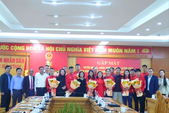 Hà Tĩnh gặp mặt HLV, VĐV có thành tích xuất sắc tại SEA Games 33