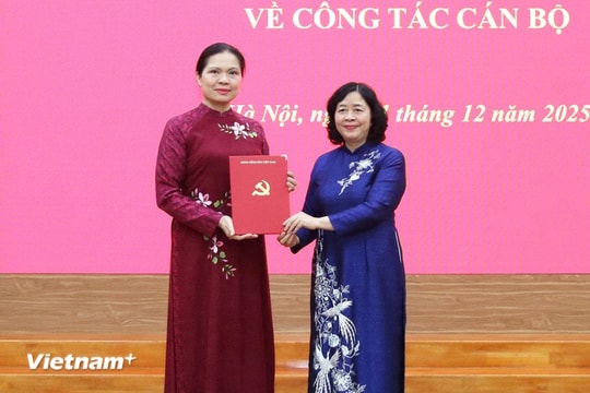 Bà Hà Thị Nga giữ chức Phó Bí thư Thường trực Đảng ủy MTTQ, các đoàn thể Trung ương