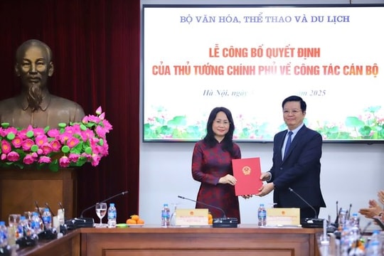 Bà Lâm Thị Phương Thanh giữ chức Thứ trưởng Thường trực Bộ VHTT&DL