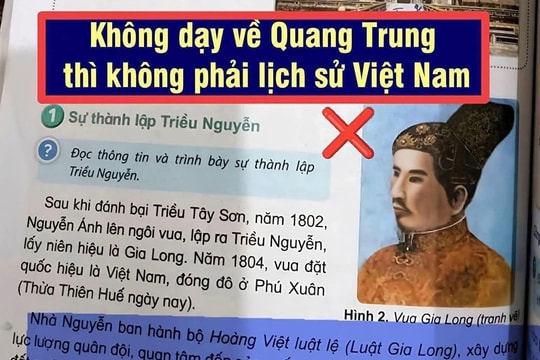 Bộ GD&ĐT đề nghị xử lý việc phát tán thông tin thất thiệt, xuyên tạc nội dung lịch sử trong SGK