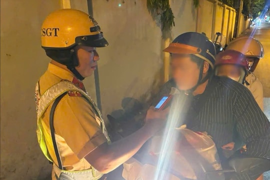 TP.HCM: Gần 700 người vi phạm nồng độ cồn/ngày dịp Tết Dương lịch