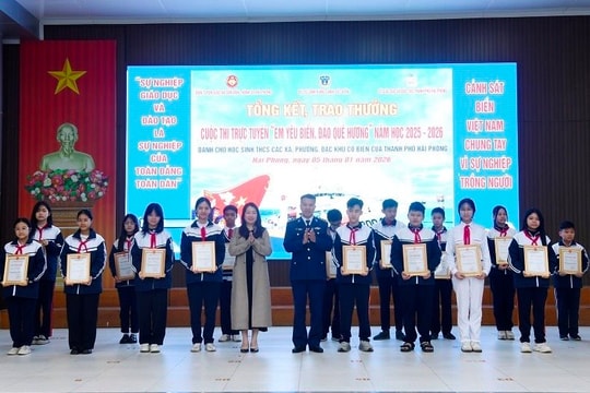 Tổng kết, trao thưởng Cuộc thi “Em yêu biển, đảo quê hương”