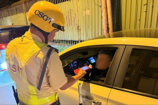 TP.HCM: Hơn 4.000 trường hợp vi phạm nồng độ cồn dịp Tết Dương lịch