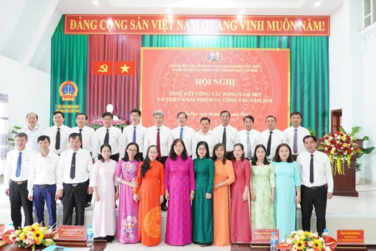 Đảng bộ TAND TP Cần Thơ hoàn thành xuất sắc nhiệm vụ được giao