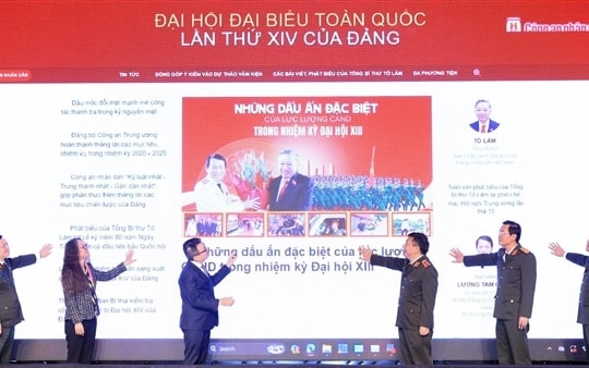 Ra mắt Chuyên trang "Đại hội đại biểu toàn quốc lần thứ XIV của Đảng" trên Báo điện tử Công an nhân dân