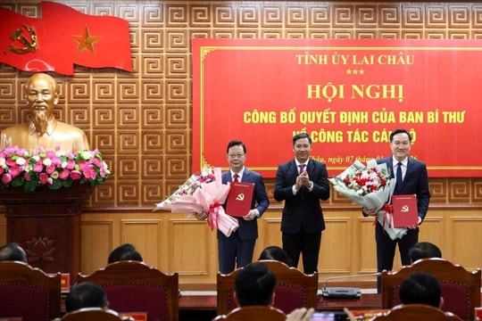 Lai Châu có thêm hai Phó Bí thư Tỉnh ủy nhiệm kỳ 2025-2030