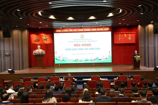 Báo Công lý và Tạp chí TAND tổ chức Hội nghị triển khai công tác năm 2026