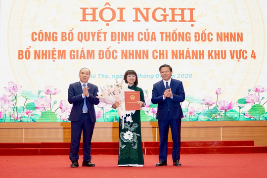 Bổ nhiệm Giám đốc Ngân hàng Nhà nước Chi nhánh khu vực 4