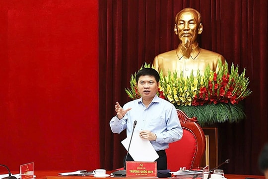 Ông Trương Quốc Huy xin thôi chức Bí thư Tỉnh ủy Phú Thọ