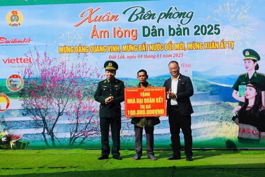 “Xuân Biên phòng-Ấm lòng dân bản” năm 2026 tại Đăk Lăk: Gắn kết quân dân, vững chắc biên cương tổ quốc
