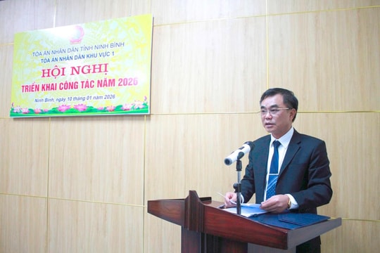 TAND Khu vực 1 - Ninh Bình quyết tâm thực hiện thắng lợi nhiệm vụ năm 2026