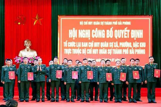 Quân khu 3 điều động hơn 400 sĩ quan giữ chức Chỉ huy trưởng Ban CHQS cấp xã