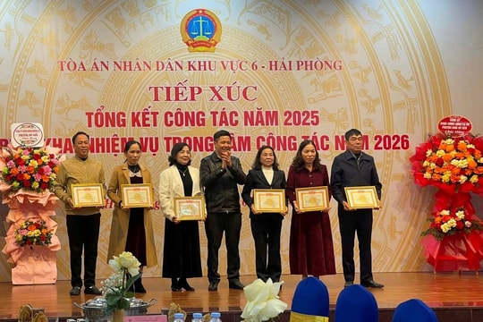 TAND khu vực 6 - Hải Phòng quyết tâm hoàn thành nhiệm vụ năm 2026
