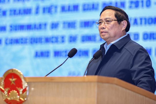 Thủ tướng: Cơ bản làm sạch ô nhiễm bom mìn vào thời điểm kỷ niệm 100 năm Quốc khánh