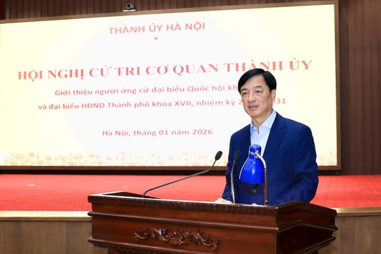 Giới thiệu Bí thư Thành ủy Hà Nội Nguyễn Duy Ngọc ứng cử đại biểu Quốc hội khóa XVI