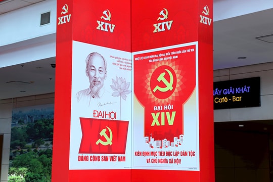 Trung tâm Hội nghị Quốc gia trước ngày khai mạc Đại hội XIV của Đảng