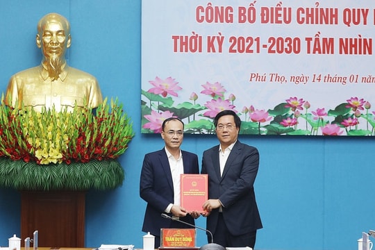 Công bố điều chỉnh Quy hoạch tỉnh Phú Thọ thời kỳ 2021 - 2030, tầm nhìn đến năm 2050