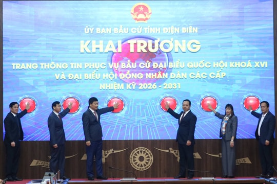 Điện Biên khai trương Trang thông tin phục vụ bầu cử