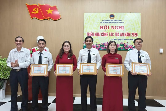 TAND khu vực 5 - Cà Mau tổ chức Hội nghị triển khai công tác năm 2026