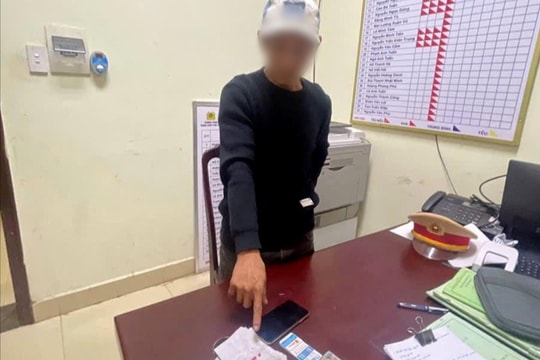 Kiểm tra xe đầu kéo, phát hiện tài xế dương tính với ma túy