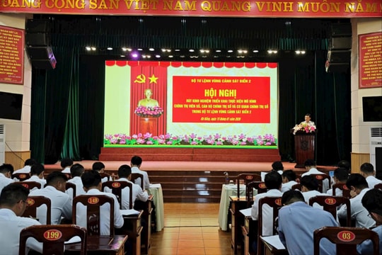 Vùng Cảnh sát biển 2 tăng tốc chuyển đổi số công tác chính trị
