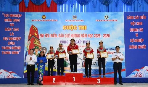 Tổ chức vòng thi cấp tỉnh Cuộc thi “Em yêu biển, đảo quê hương”