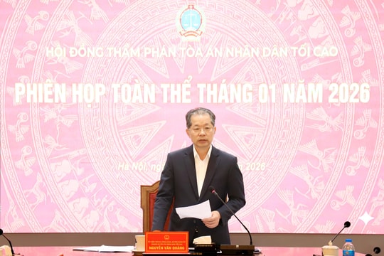 Thông qua dự thảo Nghị quyết hướng dẫn thực hiện thủ tục tố tụng, thủ tục hành chính tư pháp trên môi trường số tại Tòa án nhân dân