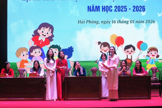 Hải Phòng khai mạc Hội thi giáo viên dạy giỏi mầm non cấp thành phố