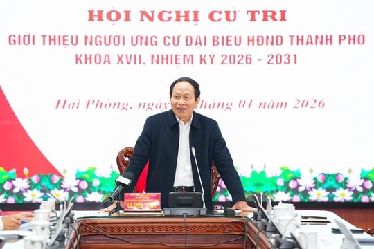 Hải Phòng giới thiệu Bí thư, Phó Bí thư Thường trực Thành ủy ứng cử đại biểu HĐND