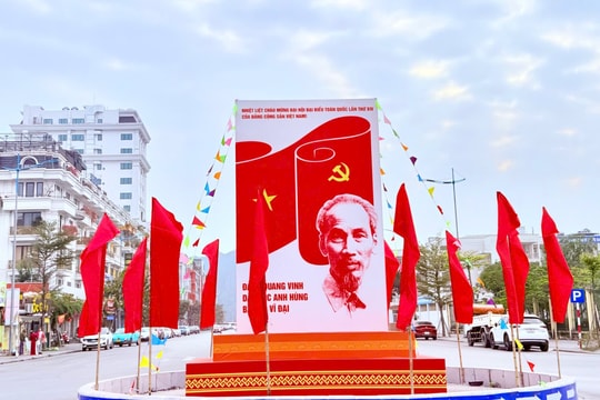 Quảng Ninh rực rỡ sắc màu hướng về Đại hội Đại biểu toàn quốc lần thứ XIV của Đảng