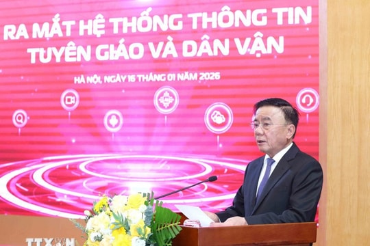Phát biểu của Thường trực Ban Bí thư tại Lễ ra mắt ứng dụng di động Tuyên giáo và Dân vận