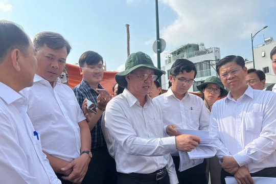 Lãnh đạo TP.HCM: Vụ sạt lở, sụt lún đường Ba Đình là sự cố khẩn cấp, nghiêm trọng
