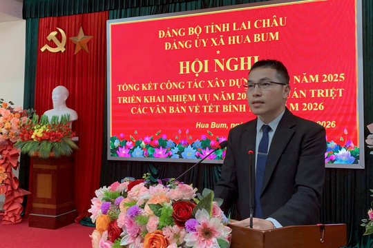 Đảng ủy xã Hua Bum quán triệt công tác tổ chức Tết Bính Ngọ năm 2026