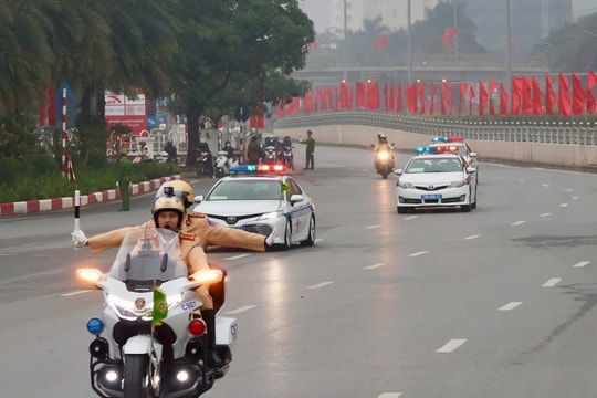 Hà Nội: Điều chỉnh phân luồng giao thông phục vụ Đại hội XIV của Đảng