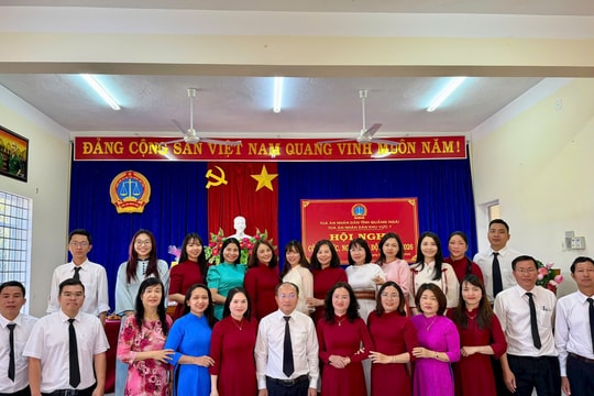 TAND khu vực 7, Quảng Ngãi tổ chức Hội nghị công chức, người lao động