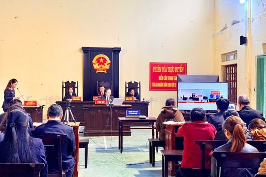 TAND Khu vực 5 – Hà Tĩnh xét xử trực tuyến vụ án ma túy