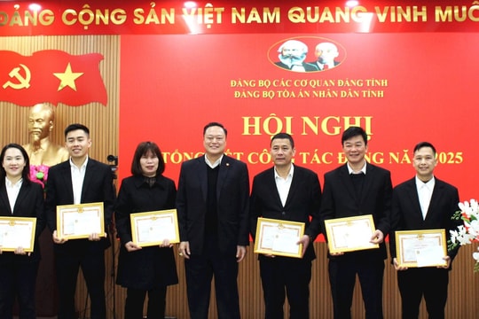 TAND tỉnh Sơn La tổng kết công tác Đảng năm 2025