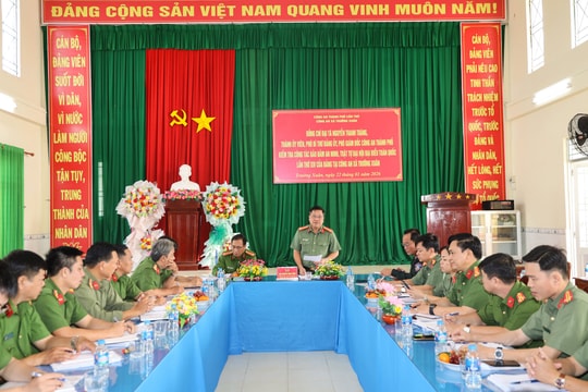 Tăng cường bảo đảm an ninh, trật tự phục vụ Đại hội XIV của Đảng