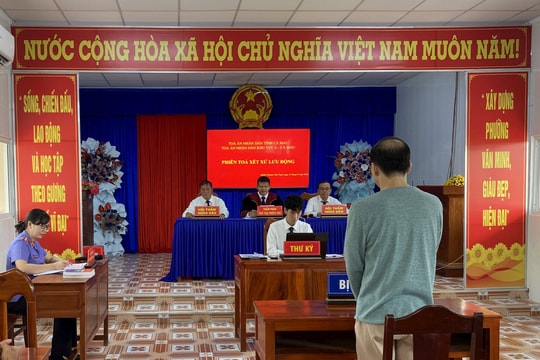 TAND khu vực 6 – Cà Mau xét xử lưu động 3 vụ án hình sự