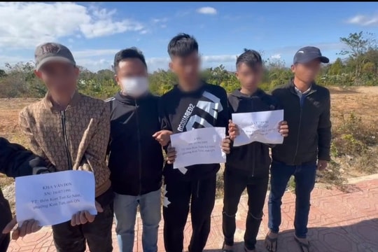 Bắt 6 đối tượng cắt trộm dây cáp điện