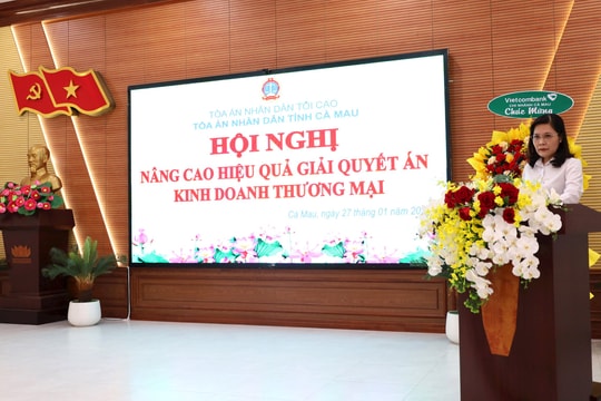 Nâng cao hiệu quả giải quyết án kinh doanh thương mại