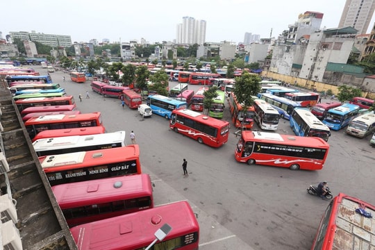 Bến xe Hà Nội tăng cường 2.450 xe phục vụ dịp Tết Nguyên đán